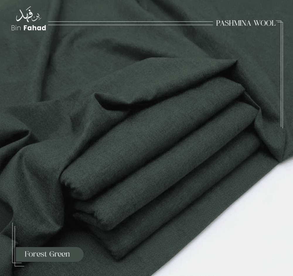 Luxury Winter Wool - Forest Green
