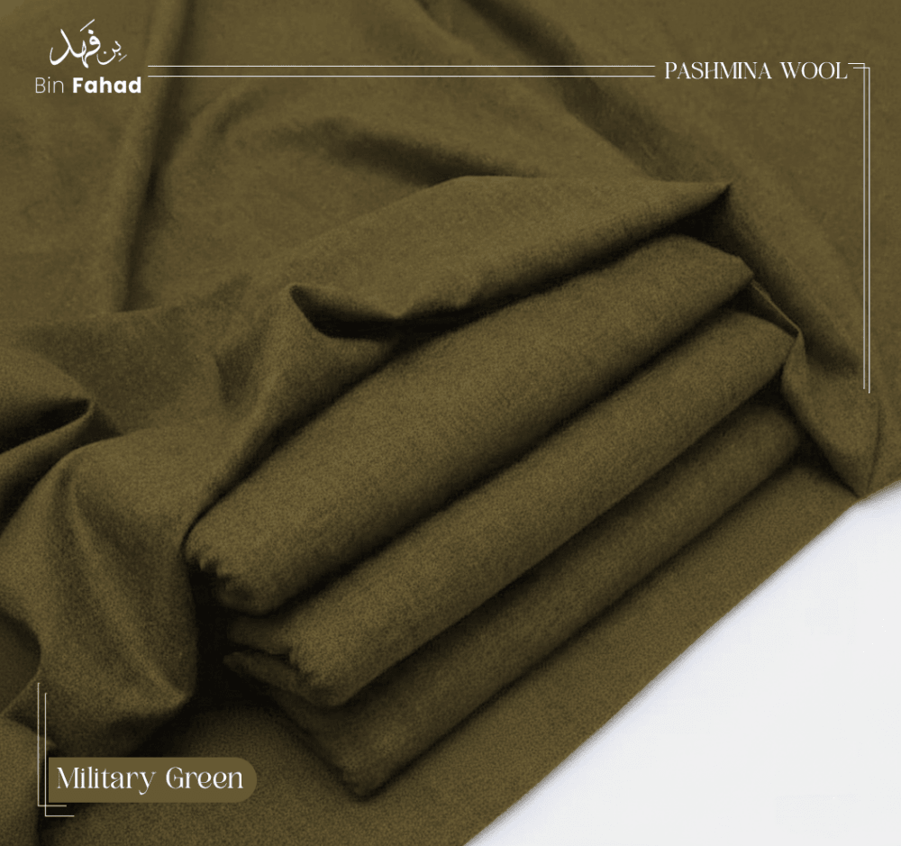 Luxury Winter Wool - Military Green